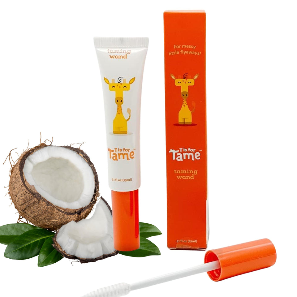 T is for Tame front packaging showing wand and branding for easy identification