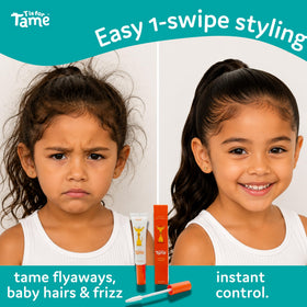 T is for Tame cream wand tip close-up showing smooth texture for precise application