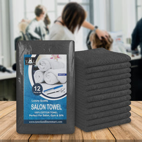 T & L towel in use during hair wash showing protection and quick absorption