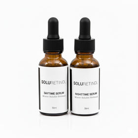 TACOHO front packaging showing both day and night serums for an easy routine