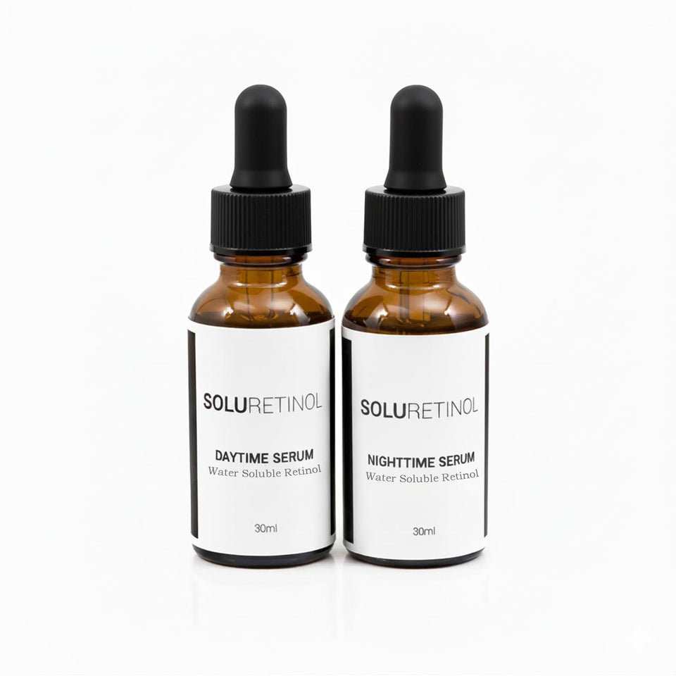TACOHO front packaging showing both day and night serums for an easy routine