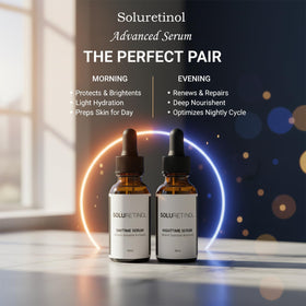 TACOHO night serum texture drops highlighting water-soluble retinol benefit