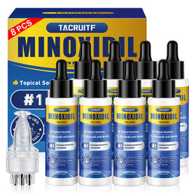 Tacruitf front packaging showing eight bottles and value pack benefit