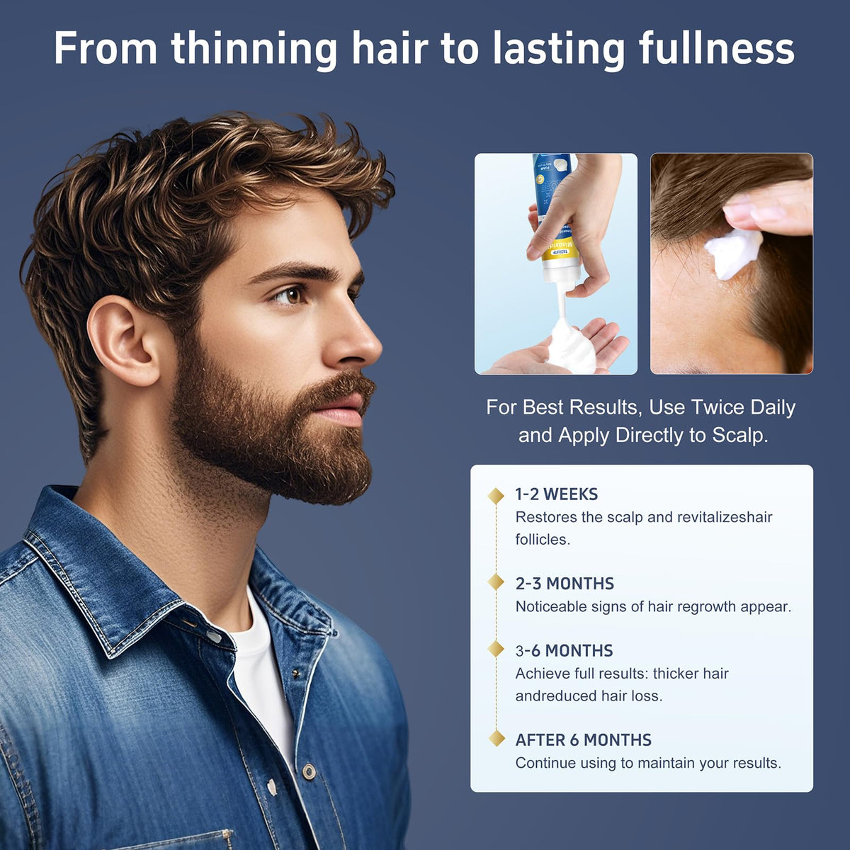 Tacruitf label and ingredients panel showing biotin and castor oil benefit