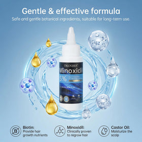 TAGOQHIA application on scalp using roller and pen for targeted coverage