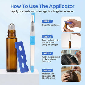 TAGOQHIA roller and parting pen detail for precise, mess-free application