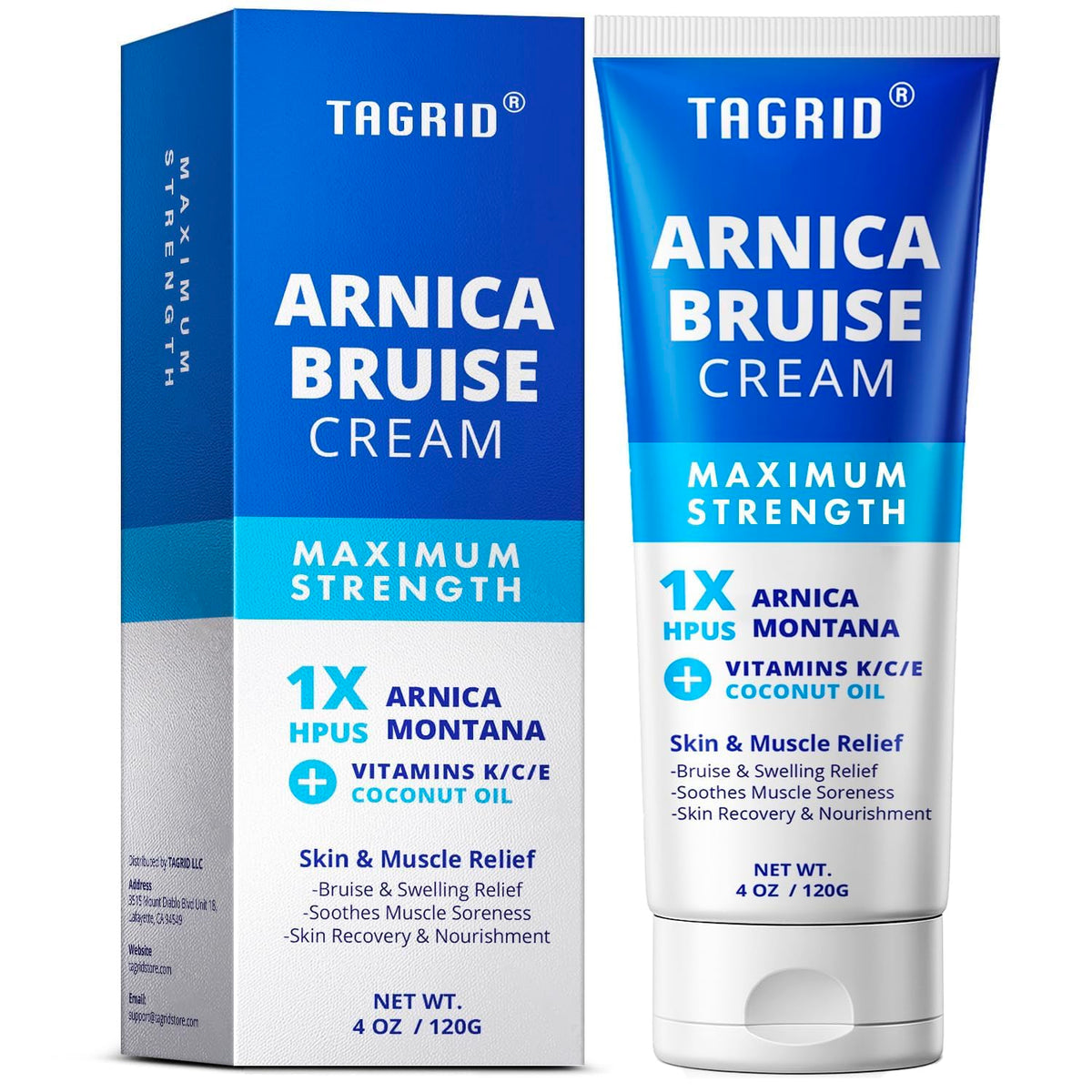 TAGRID front packaging showing 4 oz jar and product benefit