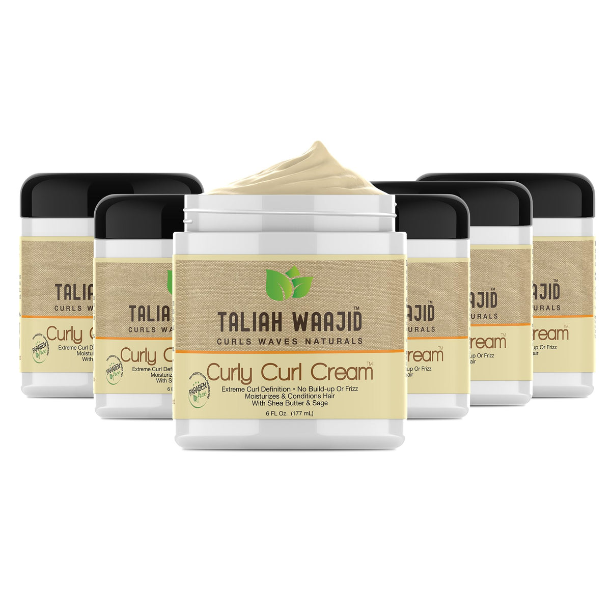 Taliah Waajid front packaging showing product name and size, highlights easy styling benefit