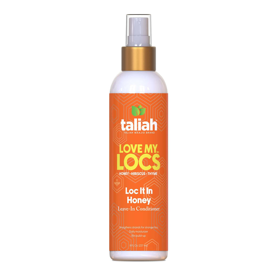 Taliah Waajid spray bottle front showing packaging and easy use benefit