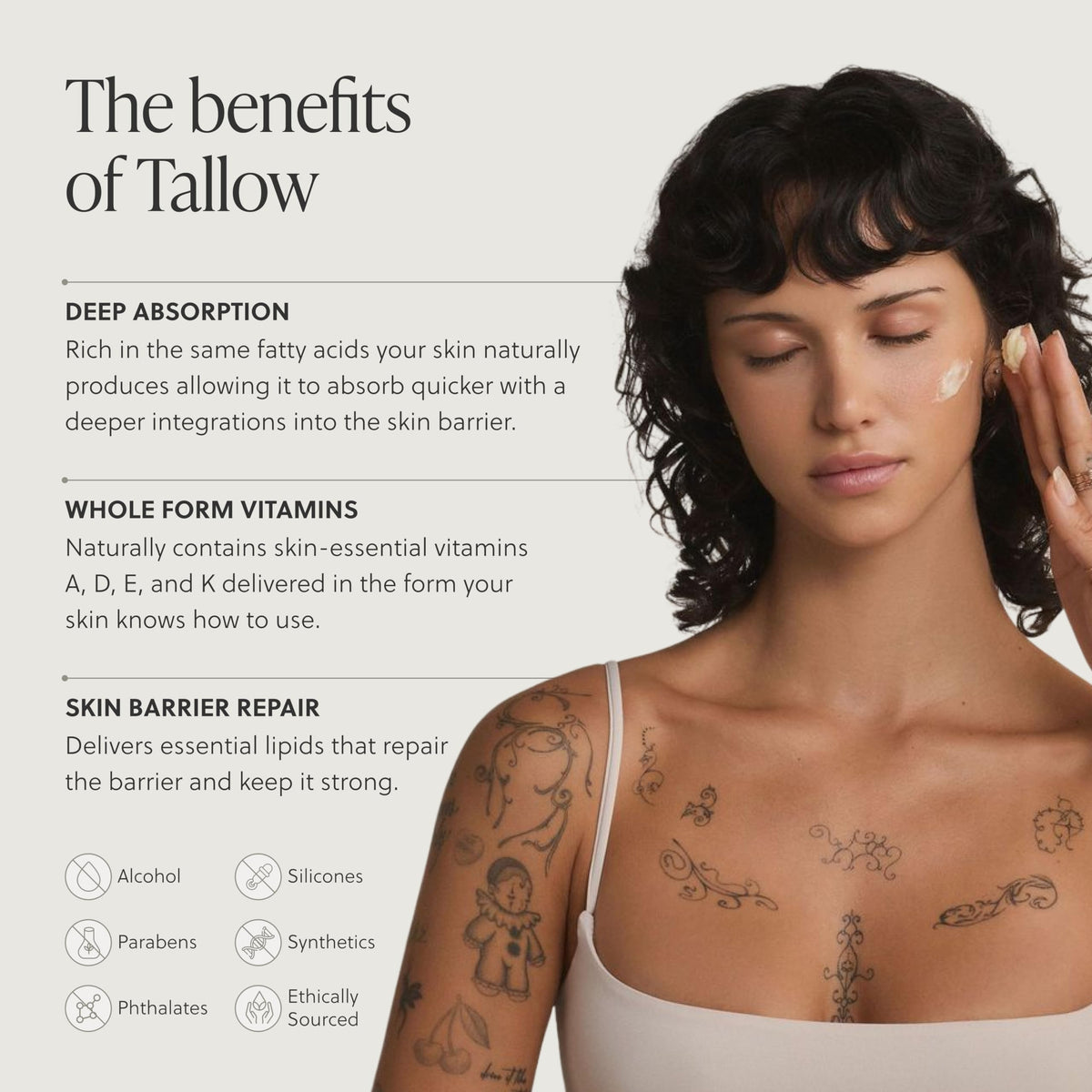 Using TALOVA on lips as a spot treatment, provides soothing hydration benefit