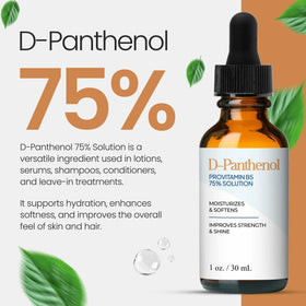 Talsen D-Panthenol dropper dispensing a measured drop to control dosing