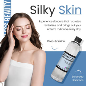 Talsen Chemicals dropper showing clear silicone texture and smooth finish benefit
