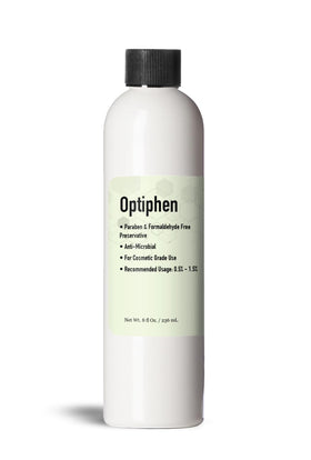Talsen Chemicals Optiphen front bottle showing product and clear packaging benefit