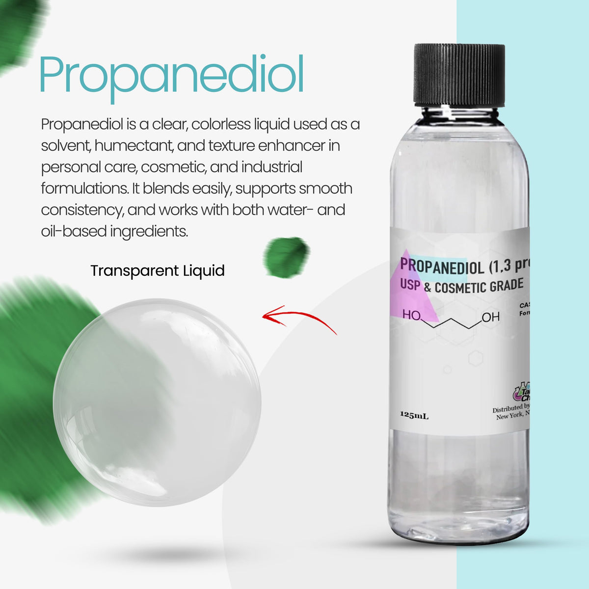 Talsen Chemicals label close-up highlighting grade details for reliable formulation