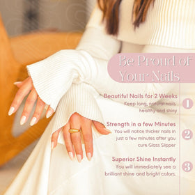 Tammy Taylor applied on acrylic tip illustrating strong adhesion and sealed edges benefit