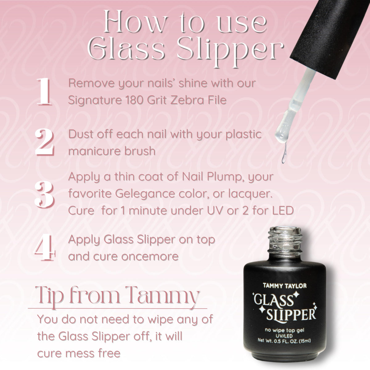 Tammy Taylor brush closeup demonstrating smooth bristles for precise streak-free application