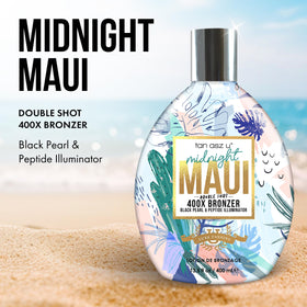 Tan Asz U back label close-up with ingredients and benefits listed clearly
