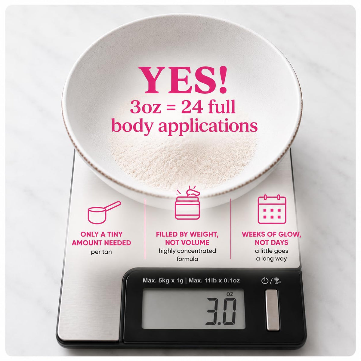 Tan Fan kit on bathroom counter to show convenient everyday post-tan use