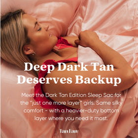 Tan Fan silky top layer texture highlighting low-friction comfort and cooling