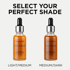 TAN-LUXE drops applied with serum illustrating easy integration benefit