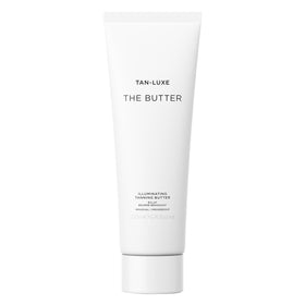 TAN-LUXE front packaging showing jar and label for clean shelf appeal