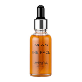 TAN-LUXE front bottle image shows packaging and everyday use benefit
