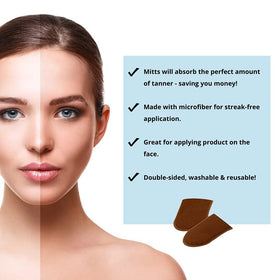 Tan Physics detail applicator close-up for precise edges and natural look