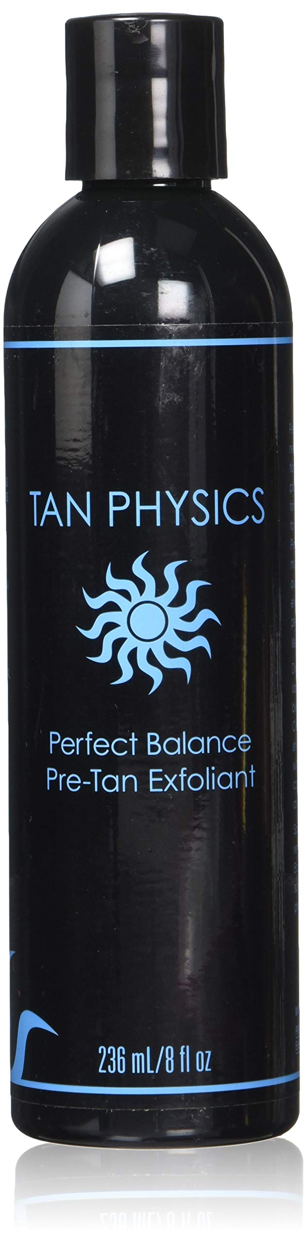 Tan Physics front packaging showing 8 oz bottle and label for clear identification and convenience