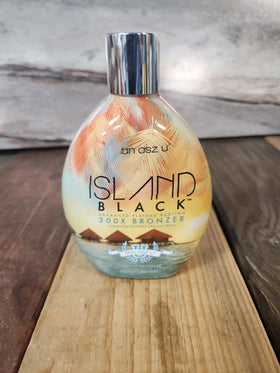 Tan Asz U activated charcoal detail emphasizing deeper, island-like contrast