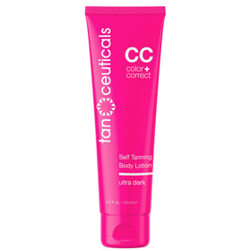 Tanceuticals front packaging showing bottle and label for fast identification and trust