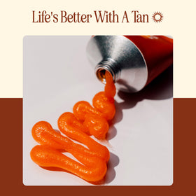 Tanning Club application on arm demonstrating smooth, even coverage benefit