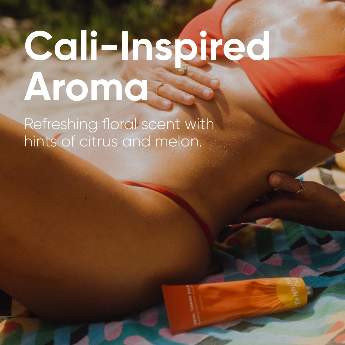 Tanning Club skin after application showing subtle sheen and hydrated appearance benefit