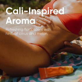 Tanning Club skin after application showing subtle sheen and hydrated appearance benefit