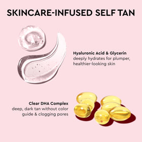 Tanologist face application mist being used for natural, pore-friendly bronzing