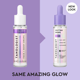 Tanologist dropper dispensing drop for precise control and customizable glow
