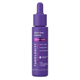Tanologist Extra Dark front packaging showing product and label, clear and compact