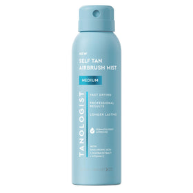Tanologist front packaging showing bottle and medium shade for easy identification