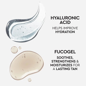 Tanologist bottle in hand to show 200ml size and travel-friendly benefit