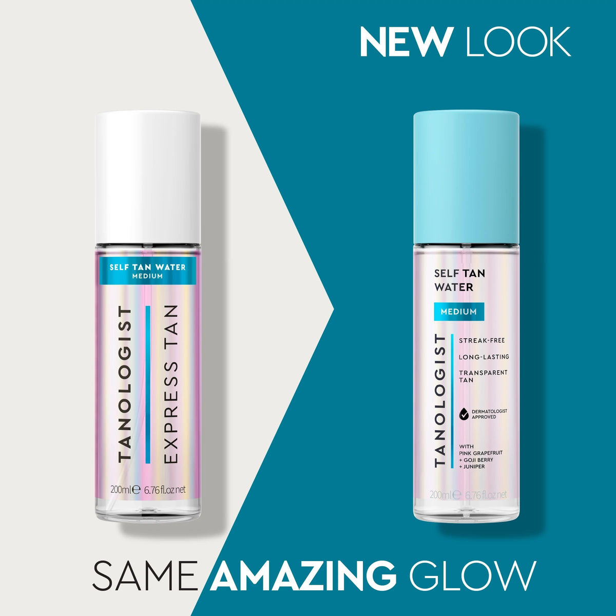 Tanologist clear texture close-up highlighting quick-absorbing, lightweight feel