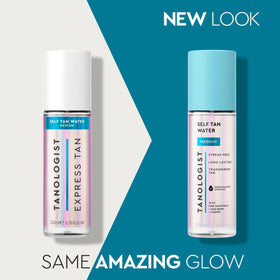 Tanologist clear texture close-up highlighting quick-absorbing, lightweight feel