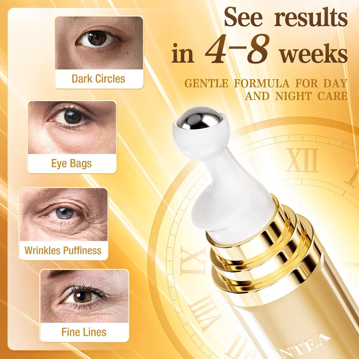Tantea cream texture dispensed demonstrating lightweight fast-absorbing formula
