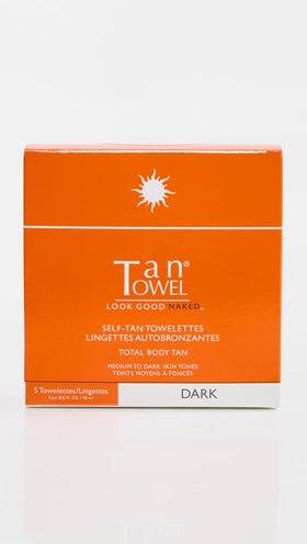 TanTowel wipe texture close-up showing saturated cloth for smooth, streak-free application