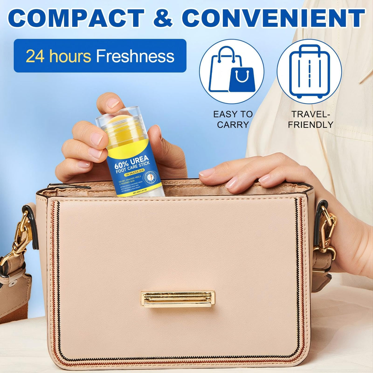Taoscare lifestyle image with shoes showing non-greasy fast-dry advantage