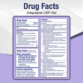 TARO adapalene on bathroom counter in routine setting