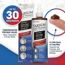 Tarsum ingredients label close-up highlighting coal tar strength