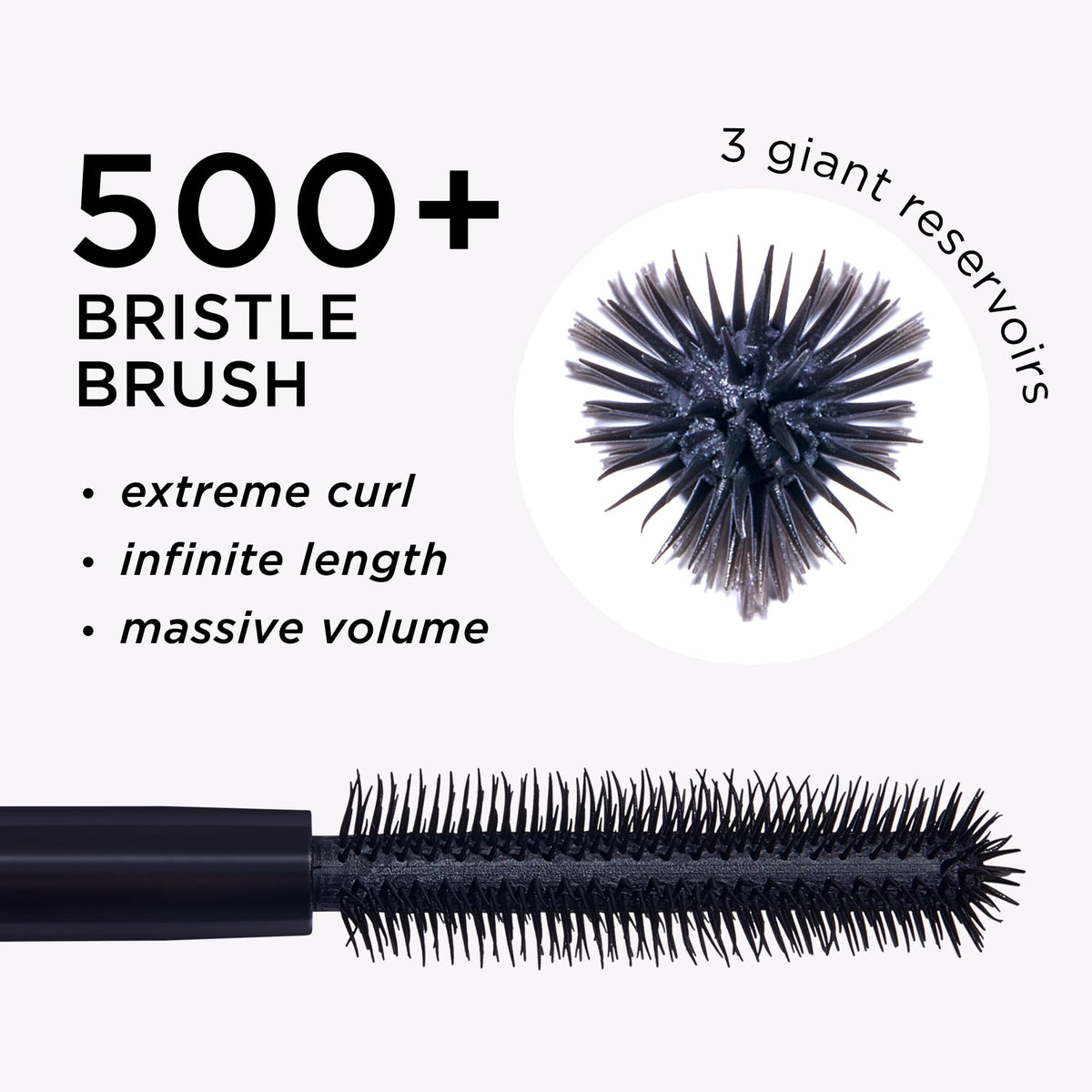 tarte applying mascara in use for instant curl and eye definition