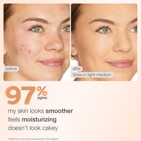 tarte SPF label close-up highlighting broad spectrum SPF 30 protection
