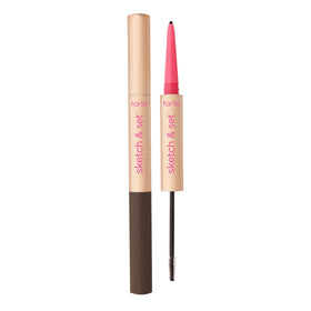 tarte front packaging showing product and shade dark brown for easy recognition