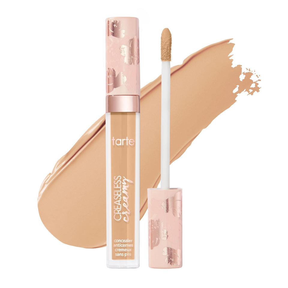 tarte concealer front packaging showing label and shade, helps confident shade choice