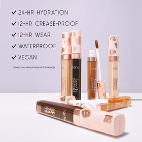 tarte concealer with maracuja and cloudberry illustrating hydrating and brightening benefits